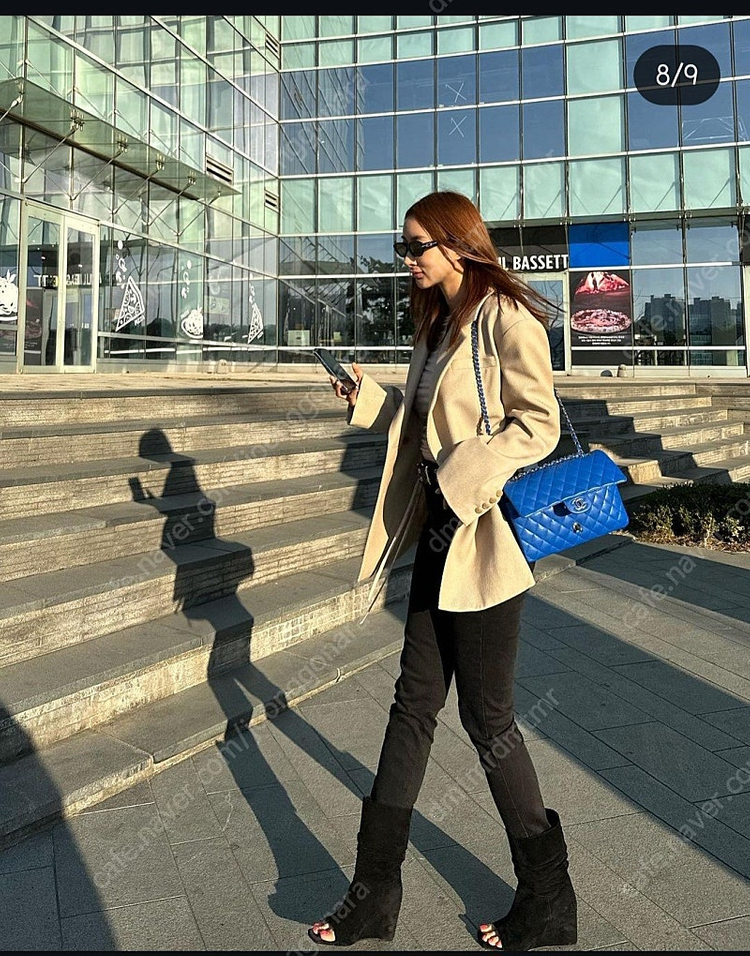 강자매 웨지토오픈부츠 240사이즈--4