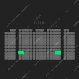 3/25 로비GV i열 중블 통로 2연석 정가 (용산CGV)