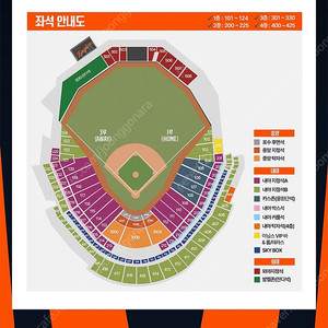 3/28 한화 이글스 vs 기아 타이거즈 중앙 지정석 3연석