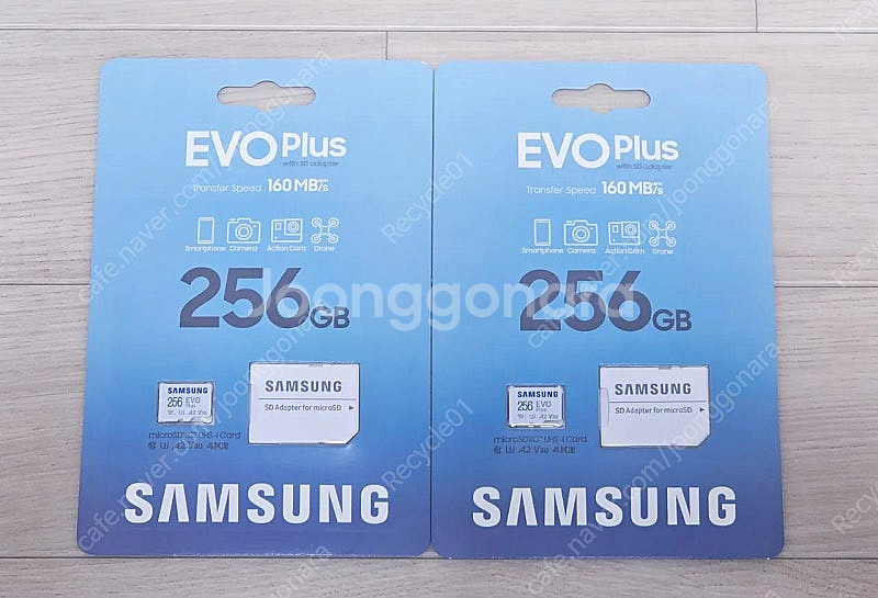 (미개봉)삼성 Micro SD Evo Plus 256g--0