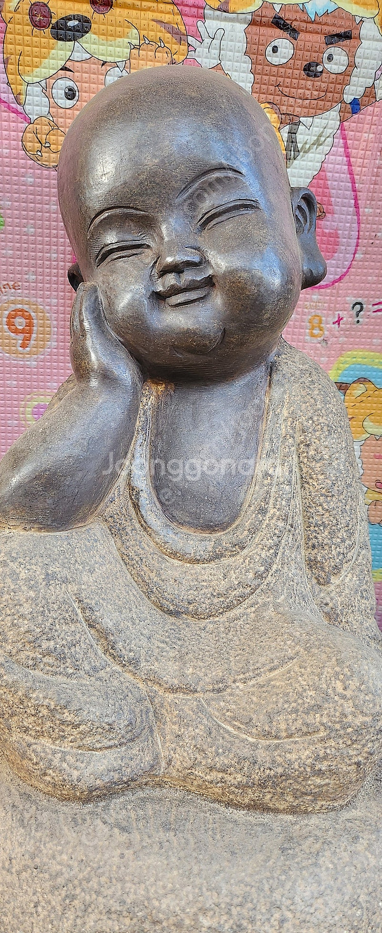 돌 동자승.석불. 불상 .(높이 83cm.6개 일괄 3...--7