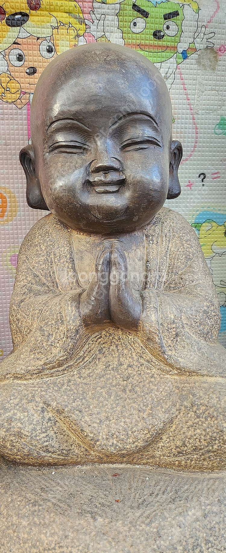 돌 동자승.석불. 불상 .(높이 83cm.6개 일괄 3...--9
