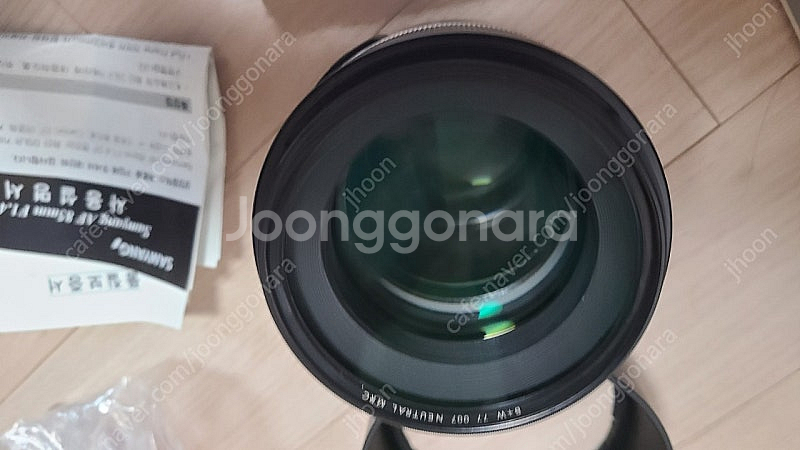 삼양 85mm 1.4 AF 캐논EF마운트--2