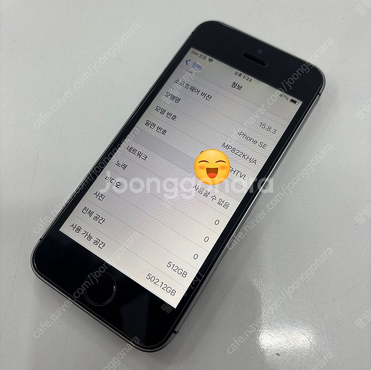 아이폰se 1세대 512기가 블랙 스그--3