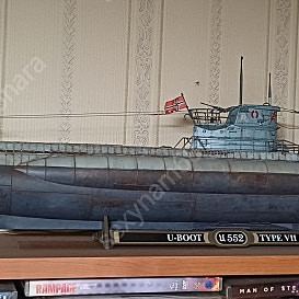 레벨 Revell U-boat 유보트 독일잠수함 (프라모델) 1/72 스케일.도색완성작.