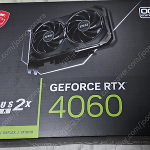 RTX4060 벤투스 2x 팝니다.