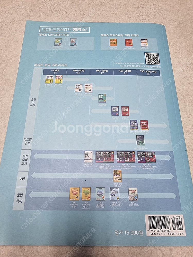 해커스 토익, 오픽,영문법, ETS 기출 등 영어 교재...--7