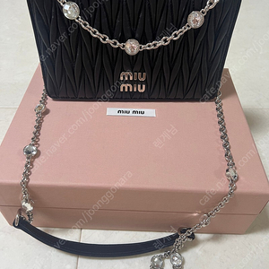 miumiu 마테라쎄 크리스탈 미니백 장원영가방