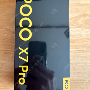 POCO X7 PRO 8g 256 블랙 미개봉