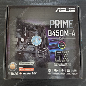 ASUS PRIME B450M-A (미개봉, A/S남음)