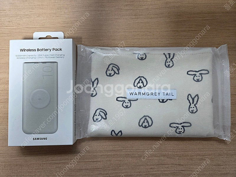 삼성 무선충전 배터리 10,000 mAh 새상품--3
