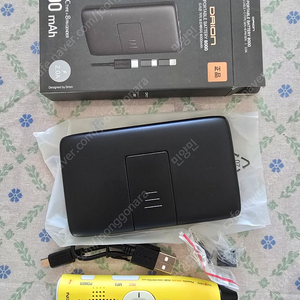세이펜 4기가 및 보조배터리 8000mah