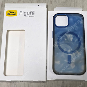 애플 아이폰15 오터박스 피구라 블루 맥세이프 케이스 (OtterBox Figura)