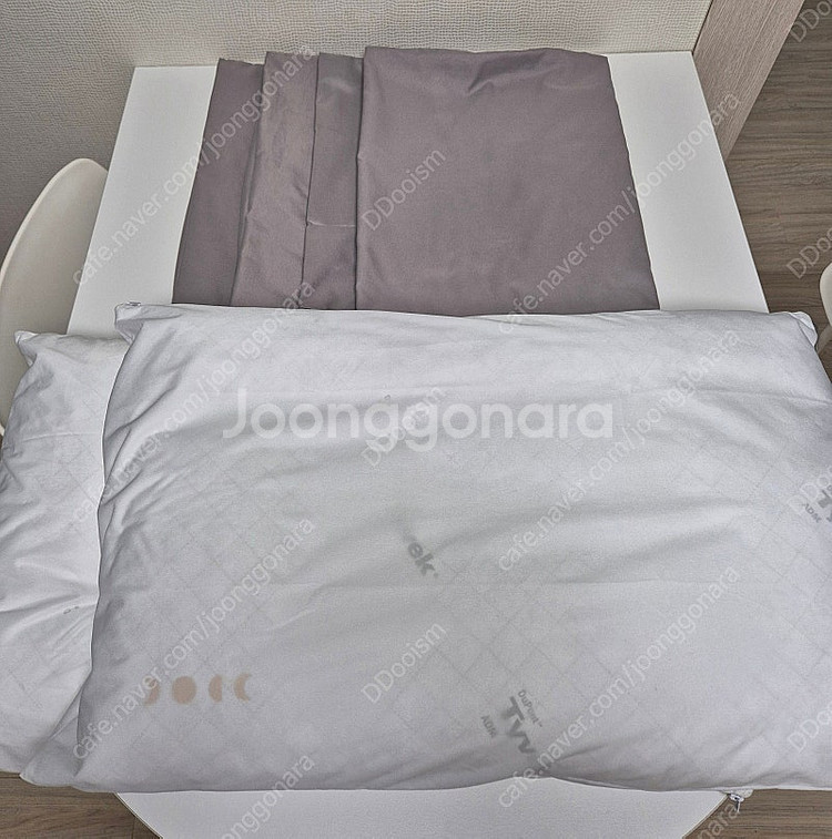 우유베개 알파 2개(커버포함) 팝니다.--0