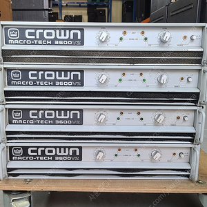 (Crown)크라운 MA3600 VZ 4옴 1500W×2 파워앰프