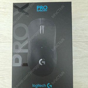 로지텍 G Pro X Superlight (지슈라 1) 블랙 미개봉 새제품 팝니다. 택포 10만원