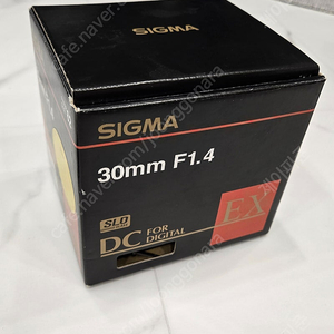 시그마 SIGMA 30mm F1.4 EX DC SLD 캐논 마운트 삼식이 20만