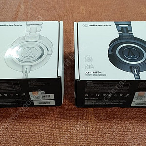 오디오테크니카 Audio-Technica ATH-M50X 미개봉 모니터 헤드폰 2개 팝니다!