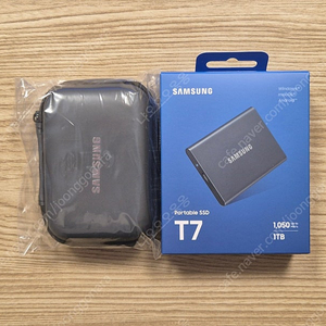 삼성 SSD T7 1TB +정품 파우치 미개봉