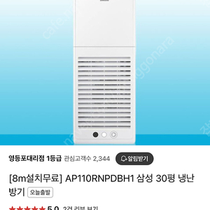 삼성 AP110RNPDBH1 30평형 스탠드형 업소용 에어컨