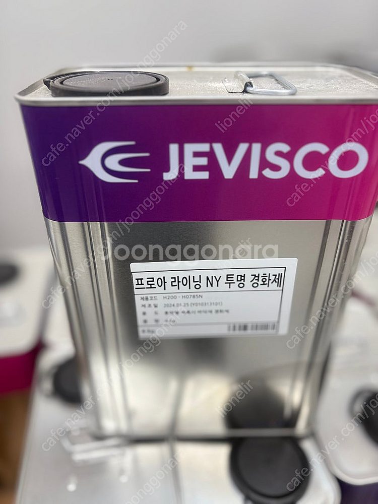 제비스코 프로아 라이닝 NY 투명 경화제 포함 16kg...--3