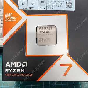 AMD 9800X3D , 9600x , PM9A1 1TB, 킹뱅크 DDR5 판매합니다..​