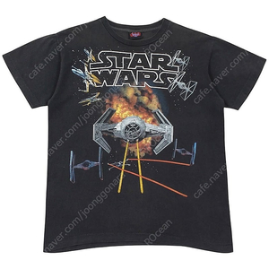 [L] 1996 Star Wars Tie Fighter T-Shirt, Single 스타워즈 야빈 전투 타이 파이터 티셔츠 수소봉제 90년대 빈티지 90s 무비