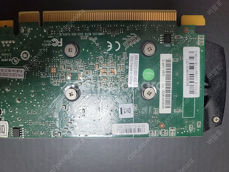 쿼드로 Quadro 그래픽카드 K600--4