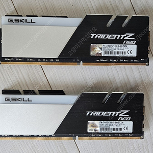 G.SKILL DDR4-3800 CL18 TRIDENT Z NEO 패키지 64GB(32Gx2) [ddr4 64g]