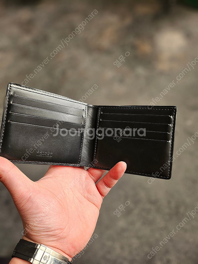 고야드 빅투와르 블랙 반지갑 판매합니딘--4