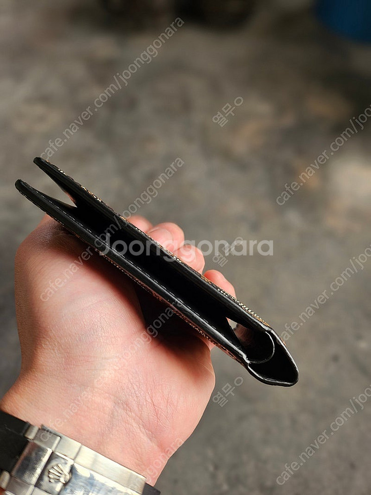 고야드 빅투와르 블랙 반지갑 판매합니딘--5