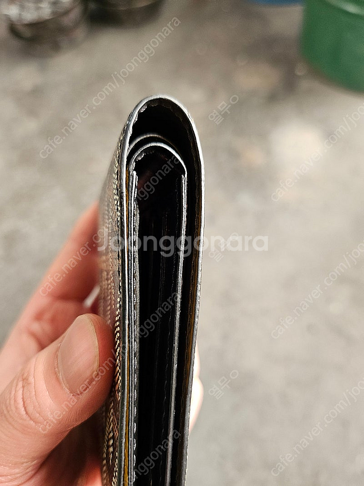 고야드 빅투와르 블랙 반지갑 판매합니딘--9