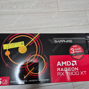 그래픽카드 라데온 rx7800xt 레퍼런스 팔아요