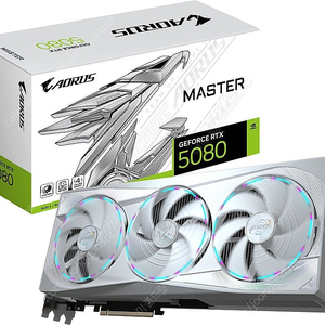 기가바이트 RTX 5080 AORUS MASTER ICE 팝니다