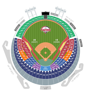 잠실야구장 한화이글스 엘지 트윈스 네이비 중앙네이비