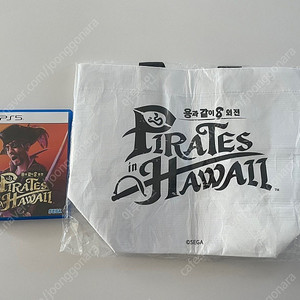 운포)ps5 용과같이8 외전 코드미사용 및 에코백 포함