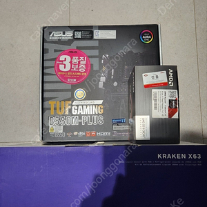 AMD 5800x3d + ASUS B550M TUF + 마이크론 DDR4 16GB (8GB X 2) + NZXT 크라켄 X63 2열 수