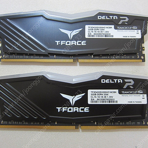 팀그룹 T-Force DDR4-3200 CL16 Delta RGB 64G(32Gx2)