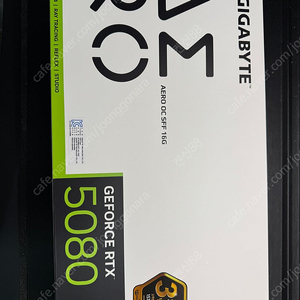 지포스 RTX 5080 기가바이트 AERO OC SFF 16G