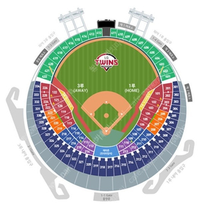 3/23(일) 롯데vs엘지 티켓 1루>3루 내야 교환