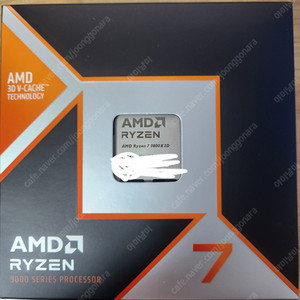 AMD Rygen 7 9800x3d 미개봉 국내정품