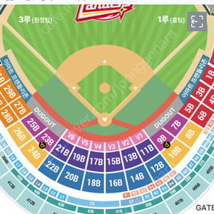 랜더스 vs 롯데 피코크 테이블 3.25. 화 3연석 21블럭