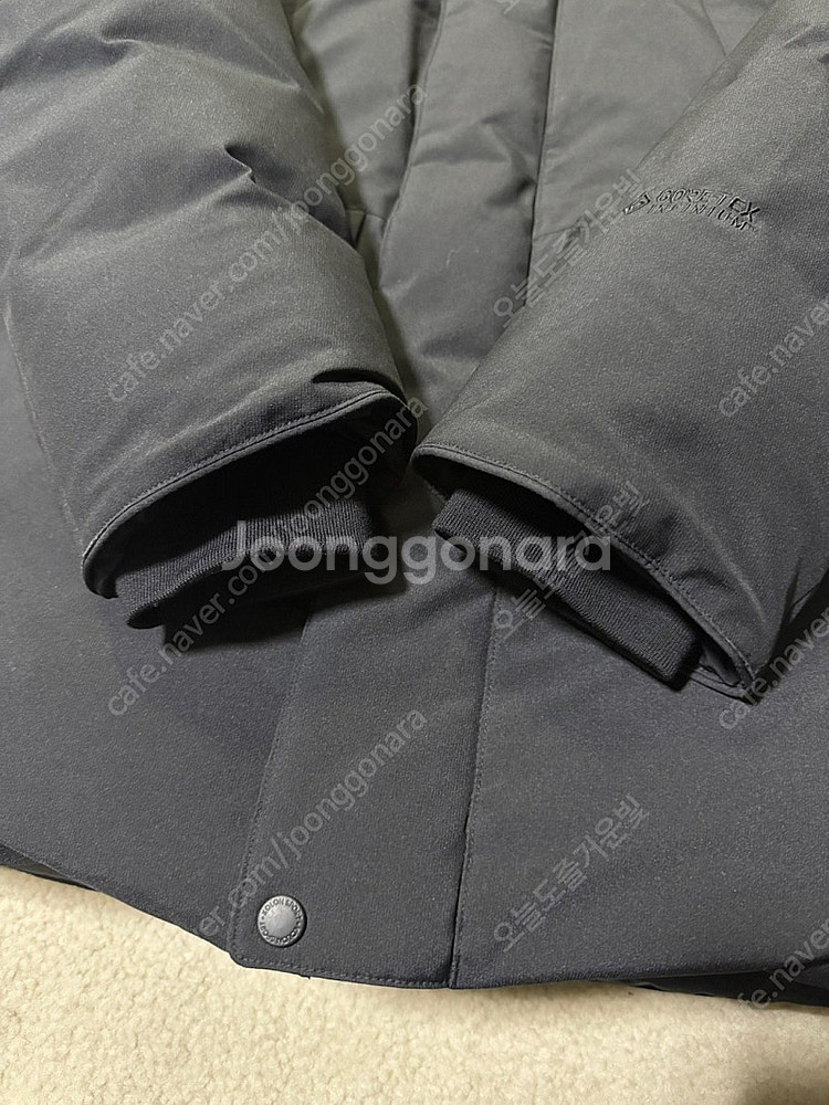 코오롱 안타티카 남성 블랙퍼 구스다운 야상 패딩 자켓 ...--1