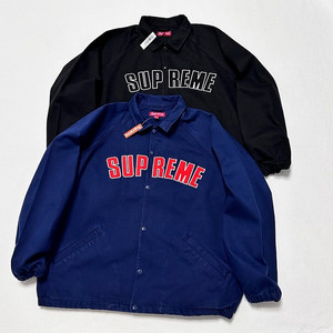 좌쓰 Supreme Arc Denim Coaches Jacket 슈프림 아크 데님 코치 자켓 네이비, 블랙