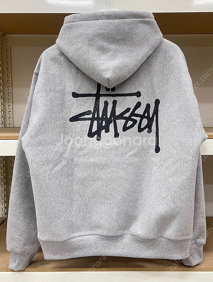 재고처리) 스투시 베이직 기모 후드티 3컬러--4