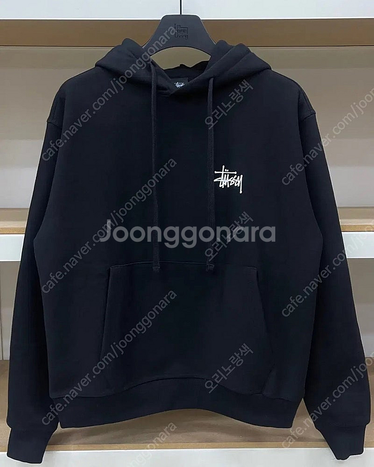 재고처리) 스투시 베이직 기모 후드티 3컬러--5