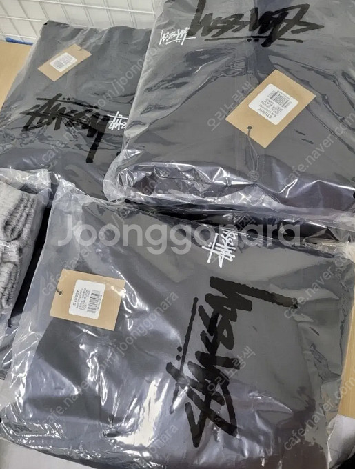 재고처리) 스투시 베이직 기모 후드티 3컬러--7