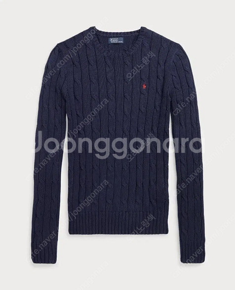 재고처리) 폴로 랄프로렌 여성 라운드 긴팔니트 5컬러--2