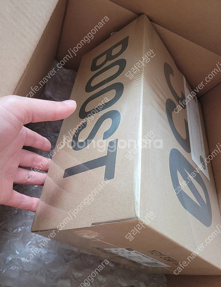 미개봉,새제품)이지부스트350 코어블랙레드 yezzyb...--0