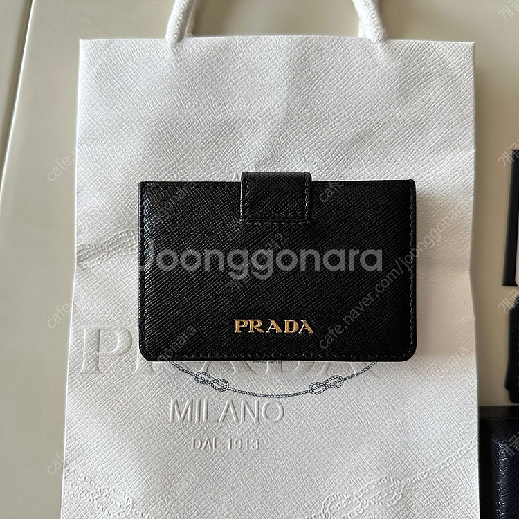 프라다 아코디언 카드 지갑--0